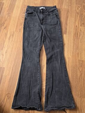 Elizabeth and James Charcoal Flare Jeans